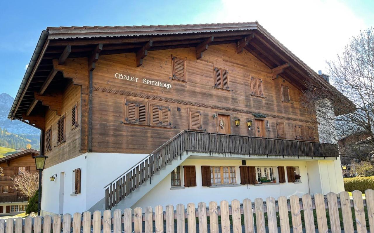 Chalet Spitzhorn - Your Peak Getaway - Private Terrasse & Gratis Parkplatz Gsteig المظهر الخارجي الصورة